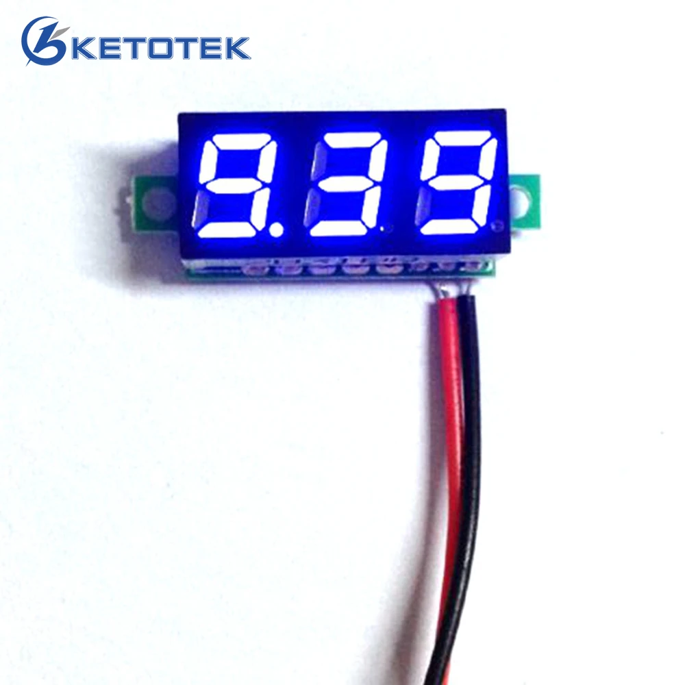Free shipping 1PCS New 0.28" Super Mini Digital Blue LED Display Voltmeter DC 3.5-30V Volt Voltage Panel Meter battery monitor
Free shipping 1PCS New 0.28" Super Mini Digital Blue LED Display Voltmeter DC 3.5-30V Volt Voltage Panel Meter battery monitor