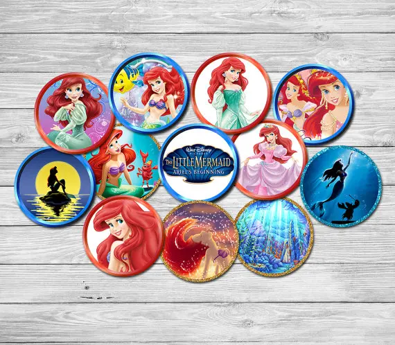 Princess Little Mermaid Party Circles Sticker,Cupcake Toppers,Birthday Party Decorations kids Sticker for Birthday Candy tag
Princess Little Mermaid Party Circles Sticker,Cupcake Toppers,Birthday Party Decorations kids Sticker for Birthday Candy tag