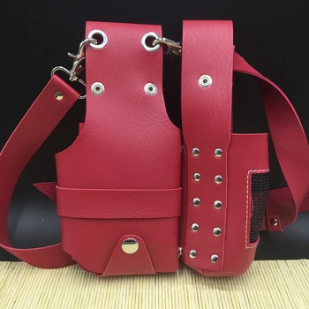 Professional Design Hairdresser Tool Bag PU Salon Hair Scissor Holster With Spray Bottle Position Detachable Hair Shear Pouch
Professional Design Hairdresser Tool Bag PU Salon Hair Scissor Holster With Spray Bottle Position Detachable Hair Shear Pouch