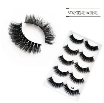 HBZGTLAD 5 pairs Real Mink Fake eyelashes 3D Natural False Eyelashes Mink Lashes Soft Eyelash Extension Makeup Kit Cilios A10
HBZGTLAD 5 pairs Real Mink Fake eyelashes 3D Natural False Eyelashes Mink Lashes Soft Eyelash Extension Makeup Kit Cilios A10