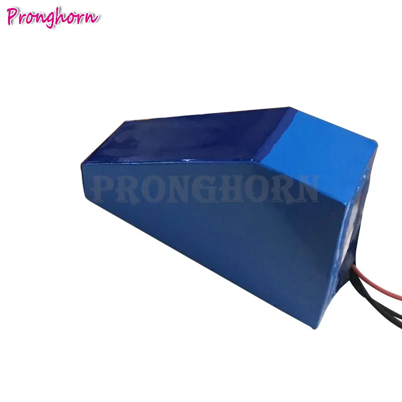 Excellent 48 Volt Triangle Ebike Battery 13AH 1000W 48V Lithium Battery 48V 13AH Battery Pack Use 2600MAH cell 30A BMS 2A Charger Free Bag 6