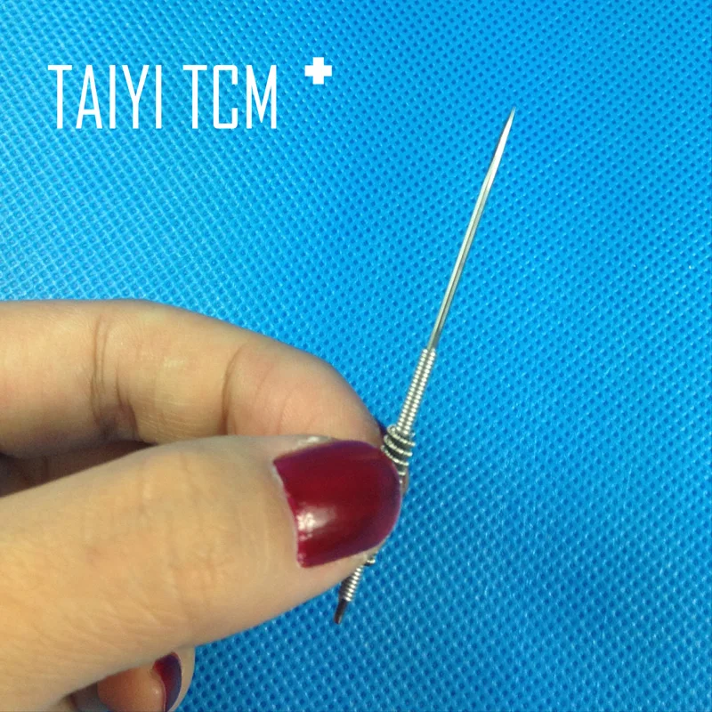 Dragon handle handmade small trigonous needle small needle