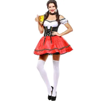 Adults Women Lady German Oktoberfest Cosplay Female Maid Waitress Performance Costumes Party Decoration Costume Halloween
Adults Women Lady German Oktoberfest Cosplay Female Maid Waitress Performance Costumes Party Decoration Costume Halloween