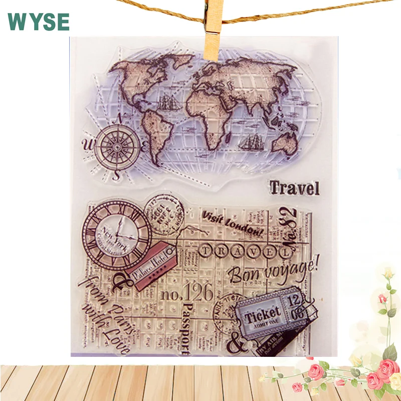 14*18cm Stamp Transparent Stamp vintage world travel map Clear stamps/seal Craft stamp for Scrapbooking album photo Decoration
14*18cm Stamp Transparent Stamp vintage world travel map Clear stamps/seal Craft stamp for Scrapbooking album photo Decoration