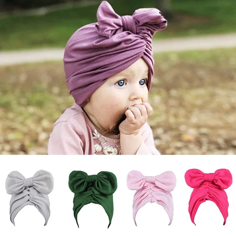 Spring Baby Hat Newborn Infant Toddler cap Soft Bohemian Girls Beanie Turban Caps Bow Knot Candy Color kids hat
Spring Baby Hat Newborn Infant Toddler cap Soft Bohemian Girls Beanie Turban Caps Bow Knot Candy Color kids hat