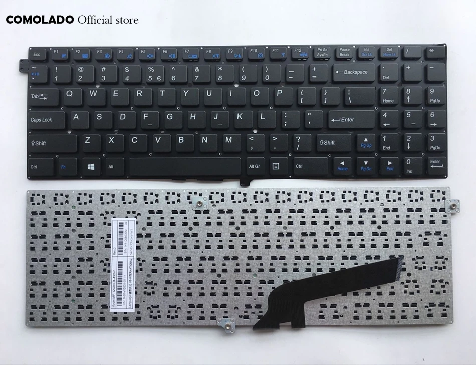 US English laptop keyboard For CLEVO W550EU W550EU1 W5500 black without frame Keyboard US Layout
US English laptop keyboard For CLEVO W550EU W550EU1 W5500 black without frame Keyboard US Layout