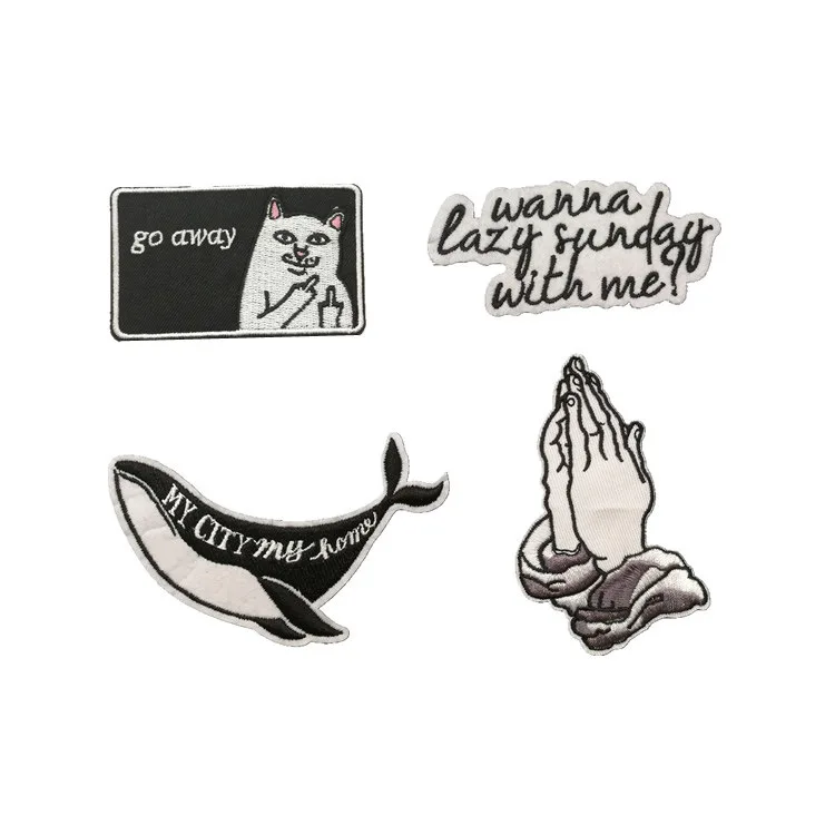 cartoon patch Cat Bergamot Whale Letter Patch Iron on Patches for Clothing Embroidery DIY Applique Badge Stickers
cartoon patch Cat Bergamot Whale Letter Patch Iron on Patches for Clothing Embroidery DIY Applique Badge Stickers