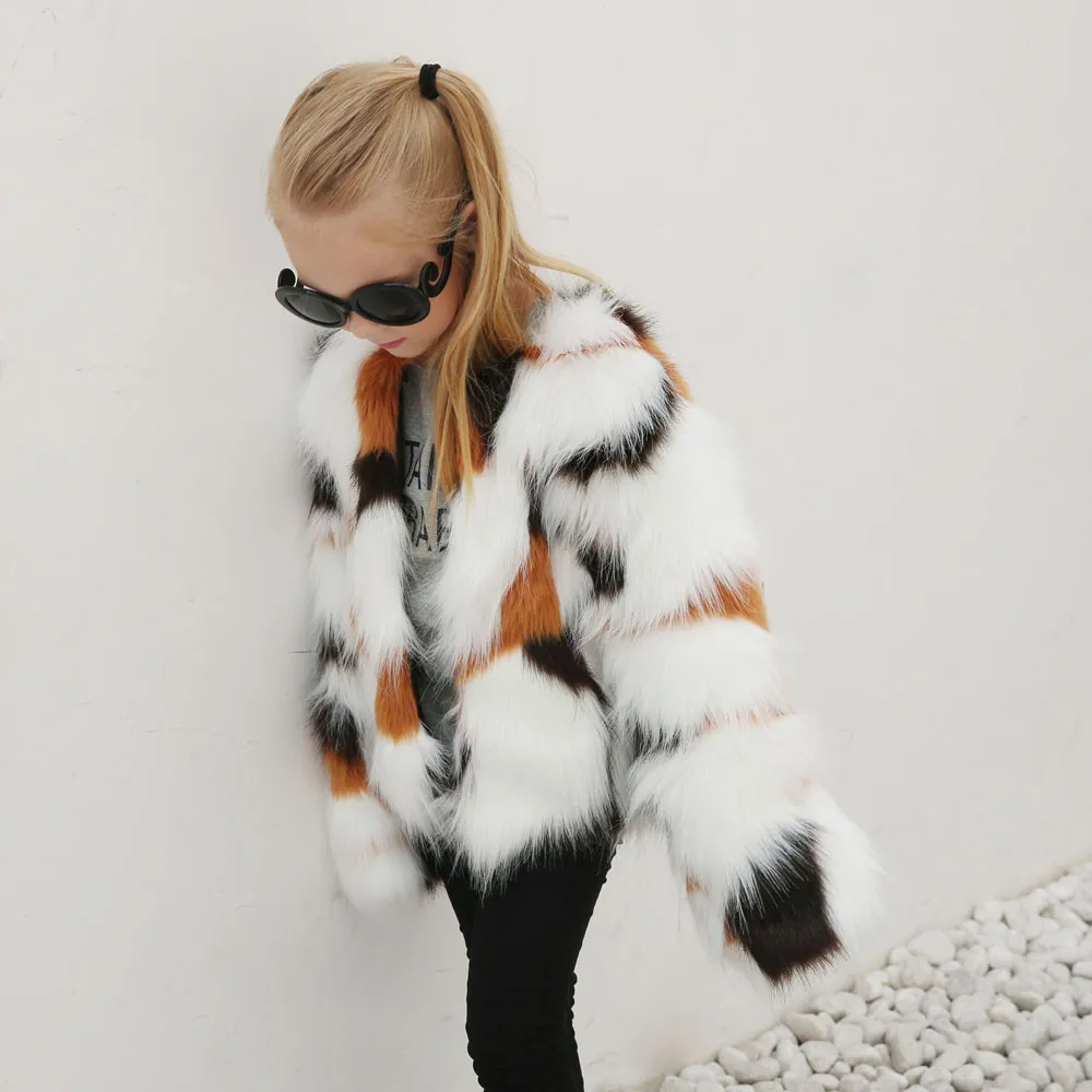 2018 Children Coat Kids Girl Fur Coat Faux Baby Girls Autumn Winter Coat Jacket Thick Warm Outwear Clothes O-Neck 823
2018 Children Coat Kids Girl Fur Coat Faux Baby Girls Autumn Winter Coat Jacket Thick Warm Outwear Clothes O-Neck 823