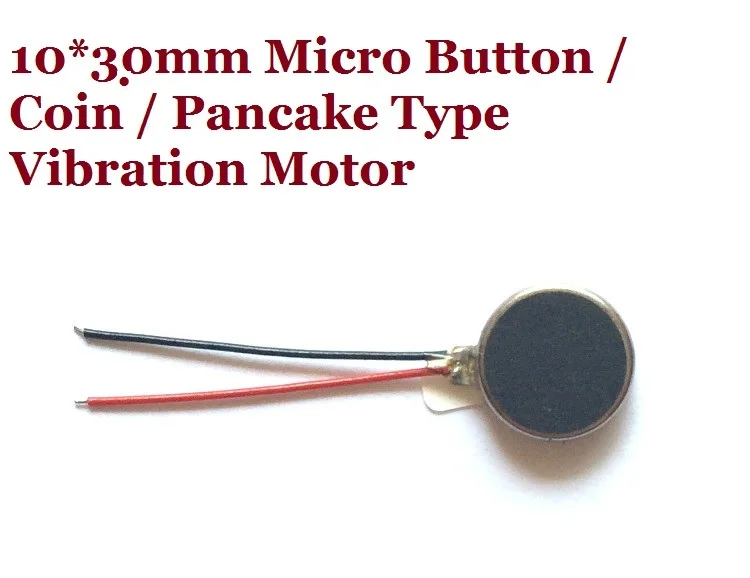 100pcs/lot 10*3.0 MM Ultra Micro Button Type Vibration Motor 2.5-4V/0.07A Electric Motor Free shipping
100pcs/lot 10*3.0 MM Ultra Micro Button Type Vibration Motor 2.5-4V/0.07A Electric Motor Free shipping