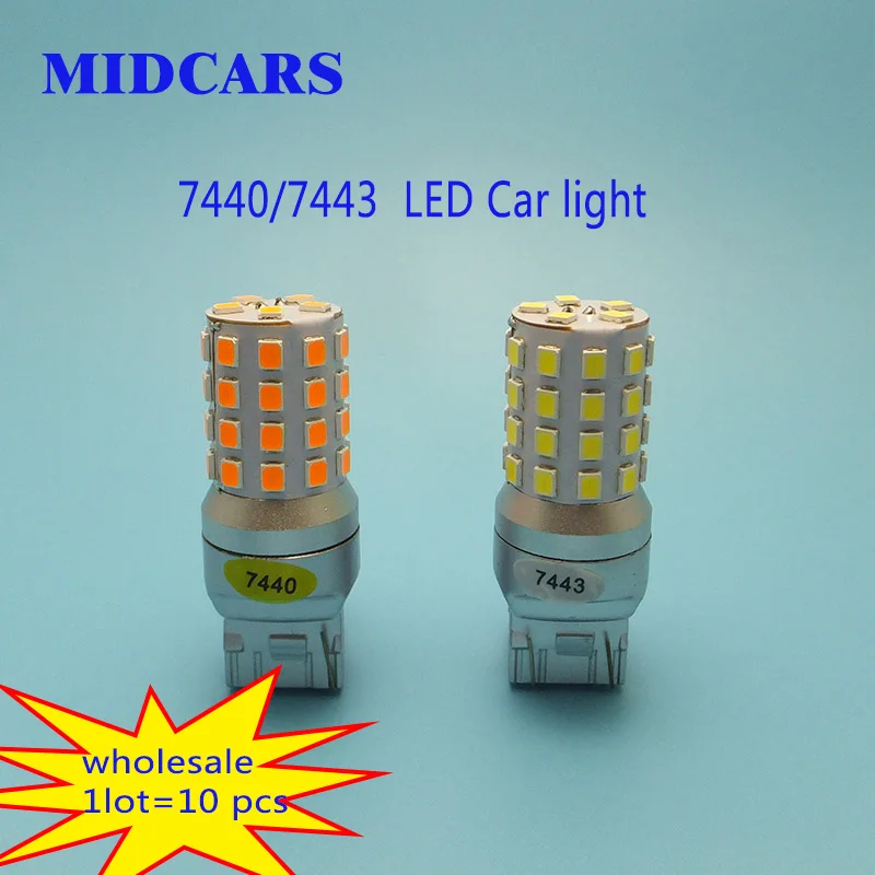 MIDCARS T20 7440 led 7443 580 Dual Lights Function W21/5W Light Source Daytime running lights Steering function Yellow
MIDCARS T20 7440 led 7443 580 Dual Lights Function W21/5W Light Source Daytime running lights Steering function Yellow