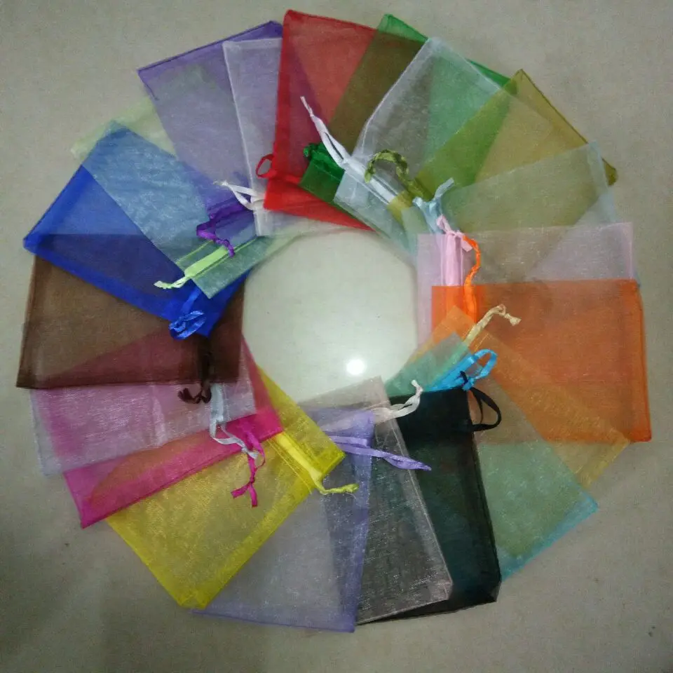 Hot 500pcs 18 colors small Drawable Organza bag Drawstring pouch Wedding Candy birthday party Gift jewelry Packaging Display bag
Hot 500pcs 18 colors small Drawable Organza bag Drawstring pouch Wedding Candy birthday party Gift jewelry Packaging Display bag