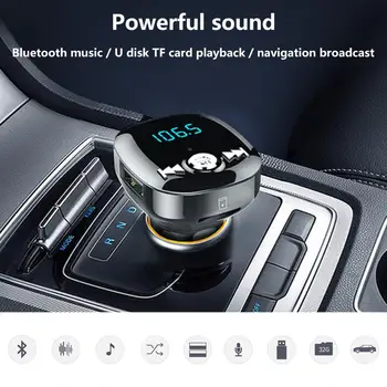 12-24V Wireless Bluetooth Handsfree Car Kit FM Transmitter MP3 Player Dual USB Charger Music Audio Receiver #628
12-24V Wireless Bluetooth Handsfree Car Kit FM Transmitter MP3 Player Dual USB Charger Music Audio Receiver #628