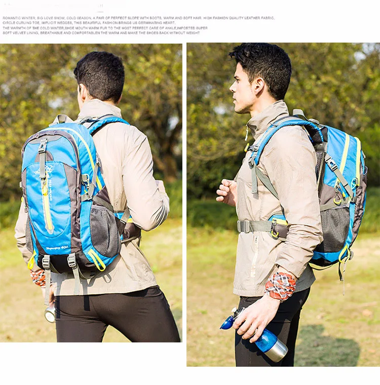 Climbing Backpack Rucksack Waterproof 40L Outdoor Sports Bag Travel Backpack Climbing Backpack Rucksack Waterproof 40L Outdoor Sports Bag Travel Backpack