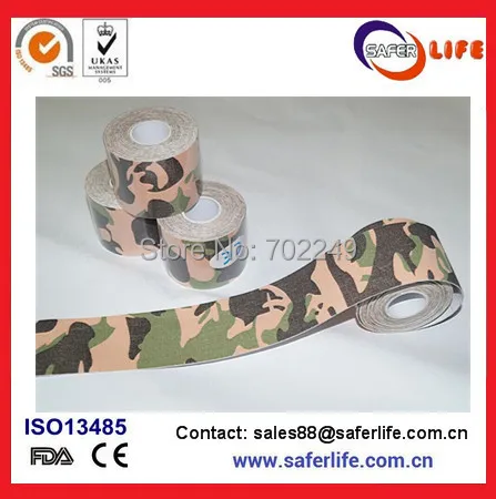 5cm x 5m Impermeable Sweatproof Showerproof Therapy elastic cotton Military Camouflage kinesiology Tape
5cm x 5m Impermeable Sweatproof Showerproof Therapy elastic cotton Military Camouflage kinesiology Tape