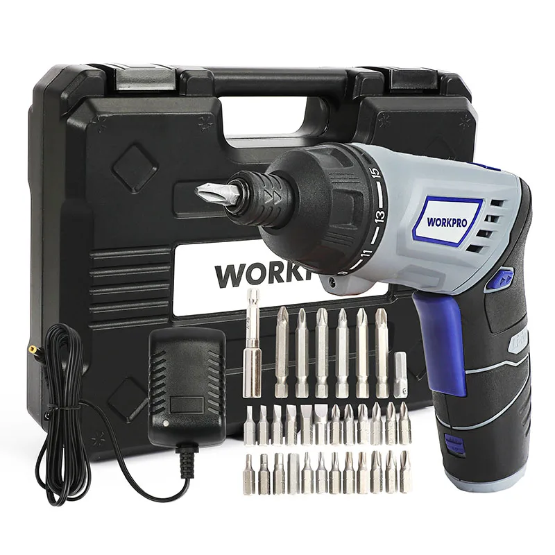 WORKPRO 3.6V Cordless Screwdriver Electric Power Screw driver Household Rechargeable battery Screwdriver
WORKPRO 3.6V Cordless Screwdriver Electric Power Screw driver Household Rechargeable battery Screwdriver