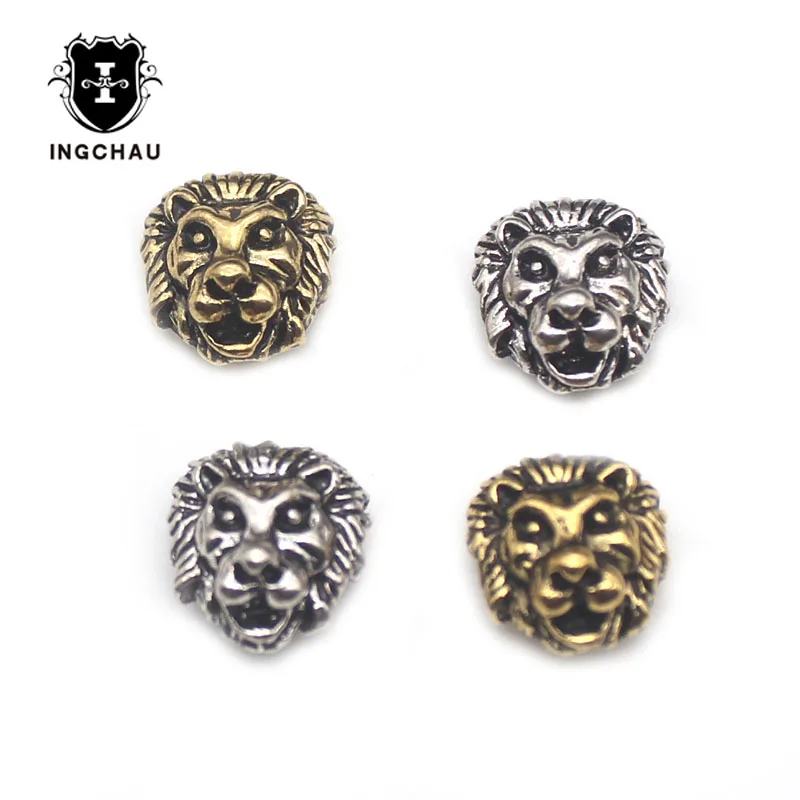 10pcs/lot Metal Charms for DIY Jewelry Making Antique Gold-Color Tibetan Leone Lion Head Beads Spacer Bead NS-1
10pcs/lot Metal Charms for DIY Jewelry Making Antique Gold-Color Tibetan Leone Lion Head Beads Spacer Bead NS-1