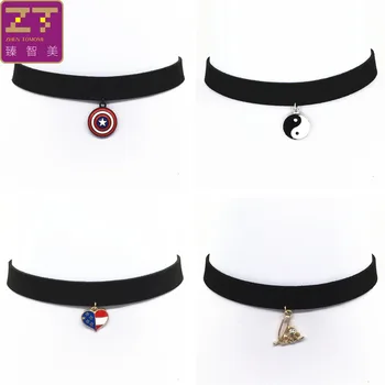 Hot Fashion Bijoux Black Velvet Ribbon Gossip / Heart Necklace Pendant Maxi Statement Chokers Necklaces For Women Jewelry 2019
Hot Fashion Bijoux Black Velvet Ribbon Gossip / Heart Necklace Pendant Maxi Statement Chokers Necklaces For Women Jewelry 2019