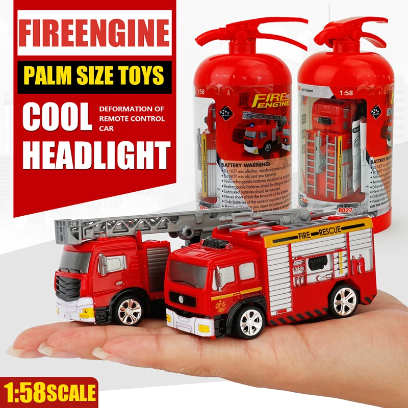 RC Truck 1:58 Fire Truck Engine Remote Control Pumper with LED Lights and Sounds Construction Vehicles for Kids Hobby Toys
RC Truck 1:58 Fire Truck Engine Remote Control Pumper with LED Lights and Sounds Construction Vehicles for Kids Hobby Toys