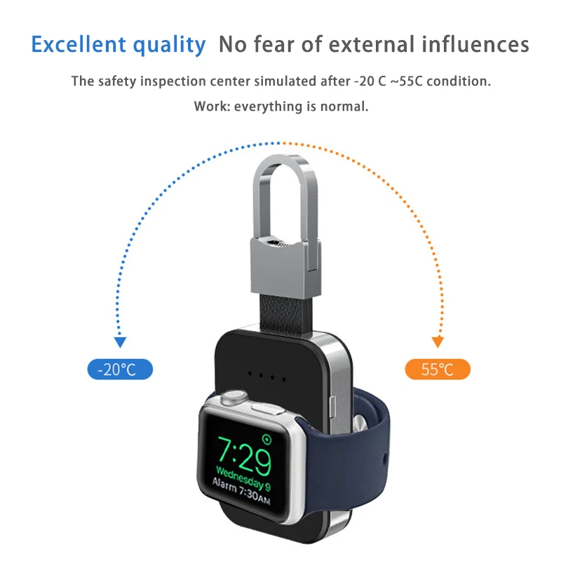 Mini Qi Wireless Charger 950mAh External Battery Charger For Apple Watch iWatch 1 2 3 4 Wireless Charger Portable Power Bank
Mini Qi Wireless Charger 950mAh External Battery Charger For Apple Watch iWatch 1 2 3 4 Wireless Charger Portable Power Bank