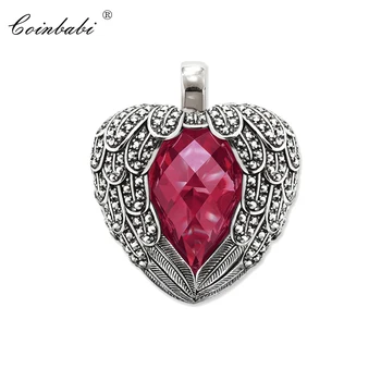 Pendant Red Winged Heart 925 Sterling Silver Zirconia For Women Trendy Gift Thomas Key Chains Jewelry Pendant Fit Ts Necklace 
Pendant Red Winged Heart 925 Sterling Silver Zirconia For Women Trendy Gift Thomas Key Chains Jewelry Pendant Fit Ts Necklace