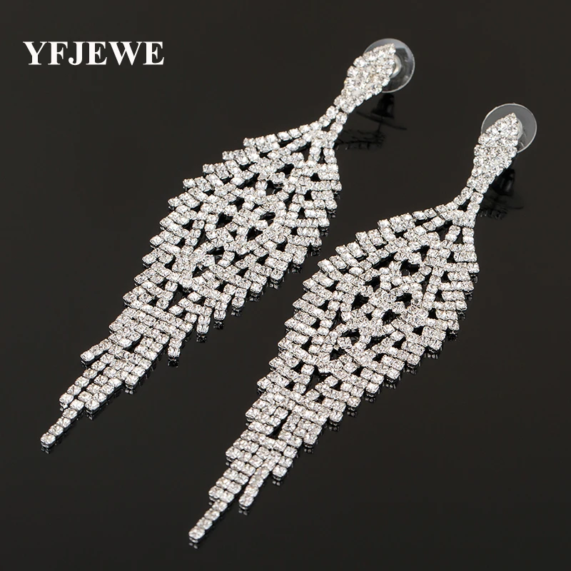 YFJEWE Jewelry Fashion Earrings for Women Crystal Wedding Drop Earrings Bride Rhinestone Bridesmaid Brincos Party Prom E317
YFJEWE Jewelry Fashion Earrings for Women Crystal Wedding Drop Earrings Bride Rhinestone Bridesmaid Brincos Party Prom E317