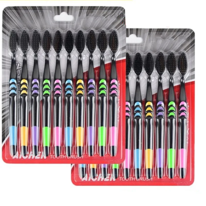 Bathroom Accessories Toothbrush Soft bamboo charcoal toothbrush 10 pcs a lot banheiro
Bathroom Accessories Toothbrush Soft bamboo charcoal toothbrush 10 pcs a lot banheiro