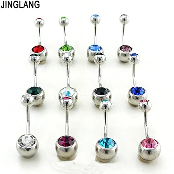 50pcs/Lot Mix Sale Fashion Belly Button Rings Stainless Steel Multicolor Rhinestone Barbell Navel Rings Body Piercing Jewelry
50pcs/Lot Mix Sale Fashion Belly Button Rings Stainless Steel Multicolor Rhinestone Barbell Navel Rings Body Piercing Jewelry