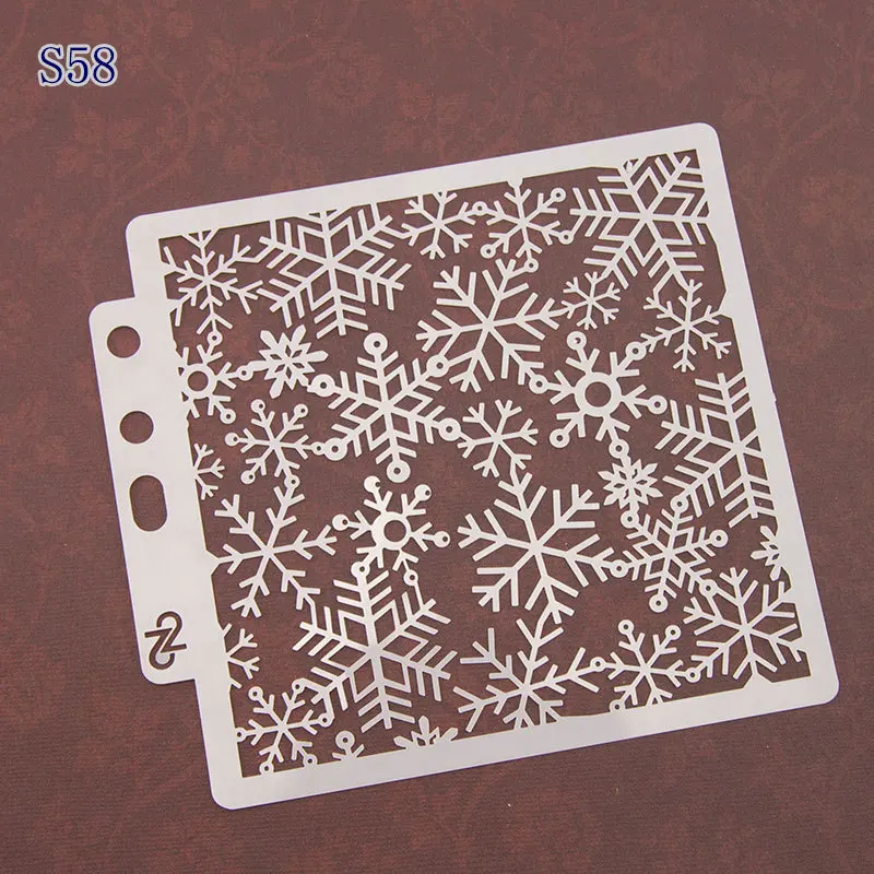 Snowflake pvc Layering Stencils for Diy scrapbook coloring,painting stencil,home decor diy etc. Product image
Snowflake pvc Layering Stencils for Diy scrapbook coloring,painting stencil,home decor diy etc. Product image