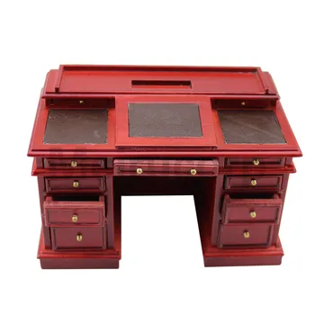 1:12 scale doll house miniature furniture Handmade Red wooden desk
1:12 scale doll house miniature furniture Handmade Red wooden desk