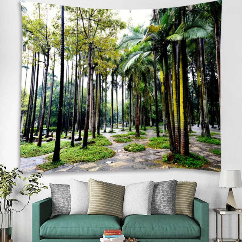 Tapestry Wall Hanging Bedspread Beach Towel Home Decoration Green Tree Printing Design 150cmx130cm
Tapestry Wall Hanging Bedspread Beach Towel Home Decoration Green Tree Printing Design 150cmx130cm