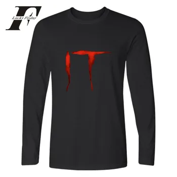 LUCKYFRIDAYF 2017 Stephen King's It Horror Movie Autumn T-shirts Print Men Cotton Tshirt Homme Unisex Longsleeve Gothic T-shirt 
LUCKYFRIDAYF 2017 Stephen King's It Horror Movie Autumn T-shirts Print Men Cotton Tshirt Homme Unisex Longsleeve Gothic T-shirt