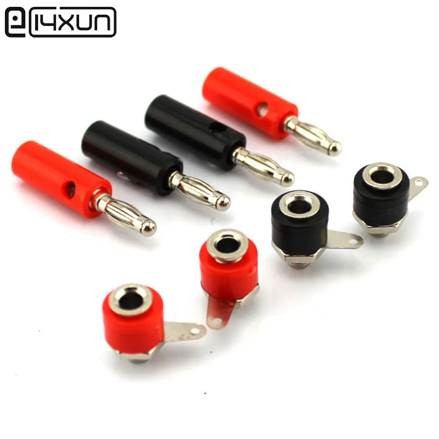 2pair 4 mm Banana Plug + Jack Solder Type Male and Female Plugs + Sockets Adaptor Connector ( red or black )
2pair 4 mm Banana Plug + Jack Solder Type Male and Female Plugs + Sockets Adaptor Connector ( red or black )