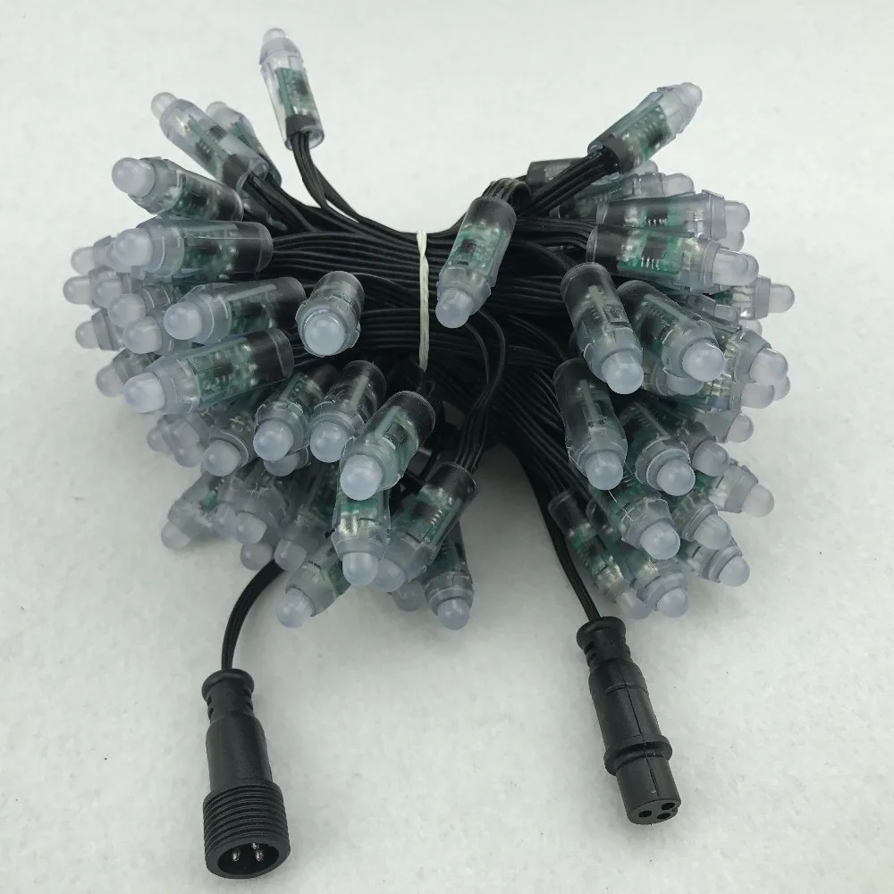 100pcs/string DC12V Smart WS2811 Bullet led pixel ip68 ALL Black wire 18awg with bare wire/JST/13.5mm/18.5mm/xconnect connector
100pcs/string DC12V Smart WS2811 Bullet led pixel ip68 ALL Black wire 18awg with bare wire/JST/13.5mm/18.5mm/xconnect connector