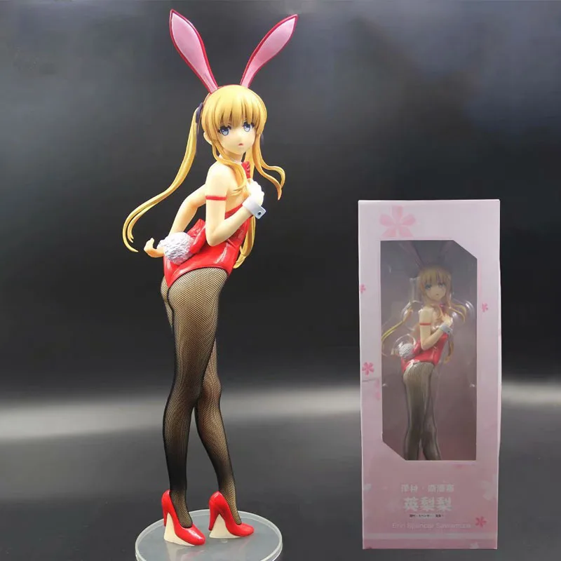 40CM anime figure red Sexy Saekano Action Figure Eriri Spencer Sawamura Bunny Ver Rabbit ears PVC Model Toy gift Kasumigaoka Uta
40CM anime figure red Sexy Saekano Action Figure Eriri Spencer Sawamura Bunny Ver Rabbit ears PVC Model Toy gift Kasumigaoka Uta