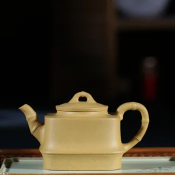 Yixing Manual Purple Sand Huyuan Mining Section Mud Sifang Bamboo Section Teapot Kungfu Teapot Set Wholesale Gift
Yixing Manual Purple Sand Huyuan Mining Section Mud Sifang Bamboo Section Teapot Kungfu Teapot Set Wholesale Gift