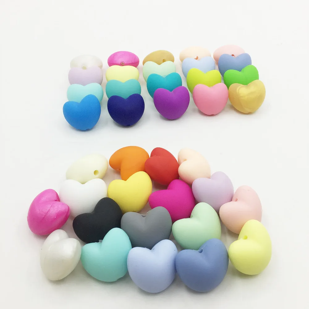 Silicone Beads heart Shape 10pcs Charm Beads Baby Teething Jewelry Nursing Baby Oral Care For Pacifier Holder Necklace
Silicone Beads heart Shape 10pcs Charm Beads Baby Teething Jewelry Nursing Baby Oral Care For Pacifier Holder Necklace