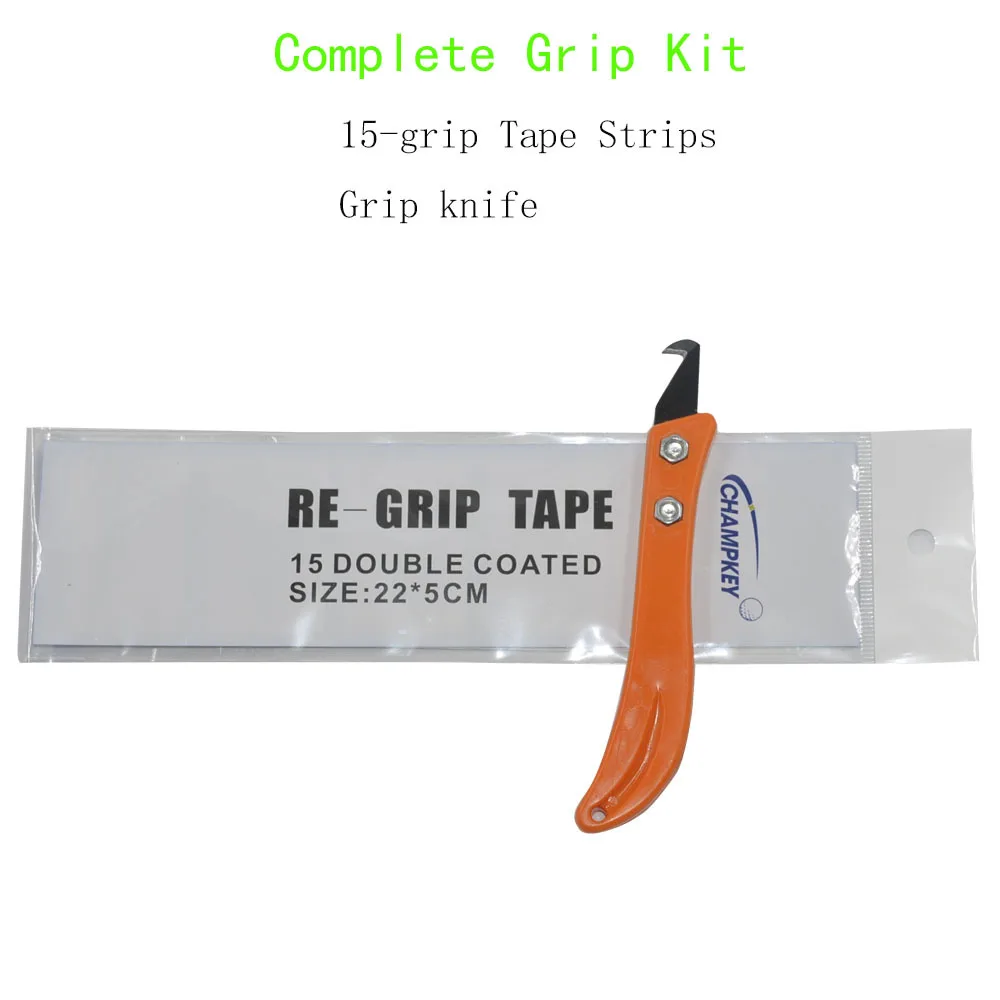 New Golf Club Grip Re-grip Tool Install Change Steel Kit Hook Blade Utility Knife + 15Pieces Grip Tapes
New Golf Club Grip Re-grip Tool Install Change Steel Kit Hook Blade Utility Knife + 15Pieces Grip Tapes