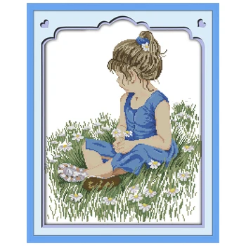 the Little Girl in the Meadow Counted Cross Stitch 11CT 14CT Cross Stitch Sets Cross-stitch Kits Embroidery Needlework
the Little Girl in the Meadow Counted Cross Stitch 11CT 14CT Cross Stitch Sets Cross-stitch Kits Embroidery Needlework