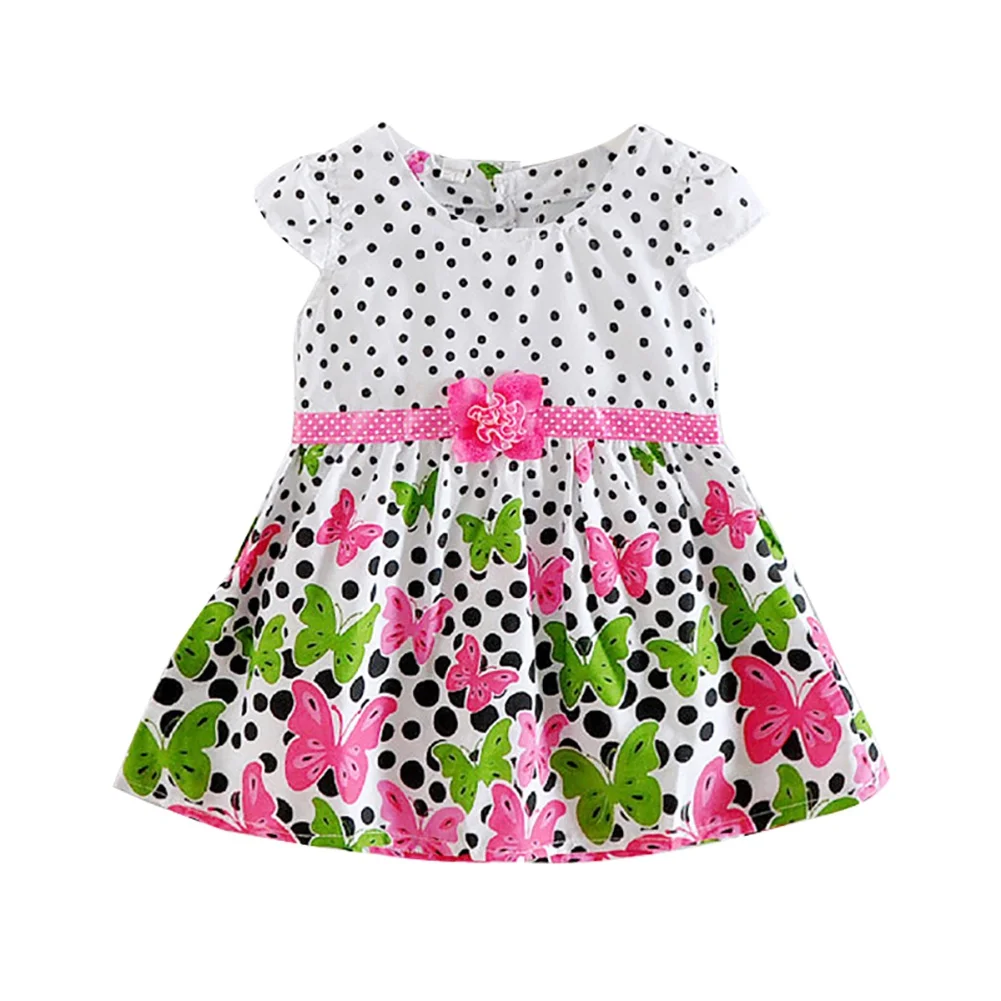 Summer Baby Dress New Girls Fashion Floral Dot Dresses Cotton Children's Clothes Flower Style Princess Dress
Summer Baby Dress New Girls Fashion Floral Dot Dresses Cotton Children's Clothes Flower Style Princess Dress