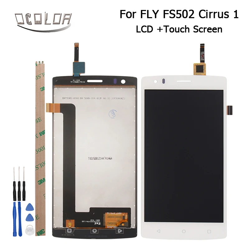 Ocolor 5 0 дюймов для FLY FS502 Cirrus 1 ЖК-дисплей и сенсорный экран 100% дигитайзер сборка