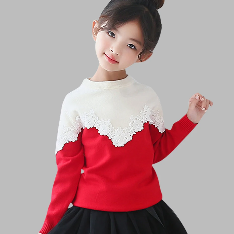 Spring Autumn Children Girls Clothing Casual Lace Kids Girls Cardigan Teenage Knitting Sweaters Kids Pullover Outwears 6 8 10 12
Spring Autumn Children Girls Clothing Casual Lace Kids Girls Cardigan Teenage Knitting Sweaters Kids Pullover Outwears 6 8 10 12