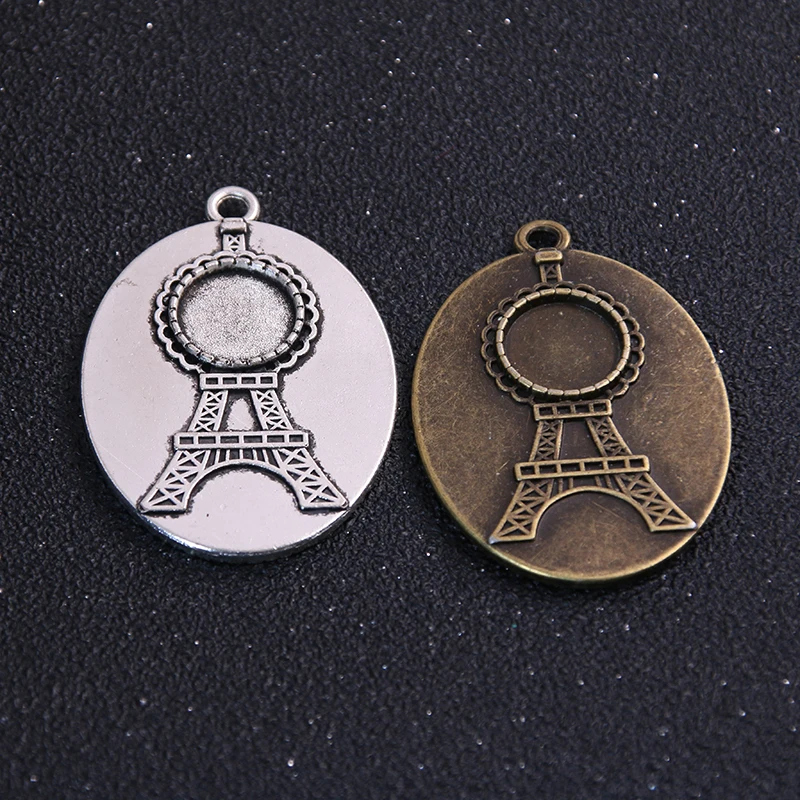 1pcs 30x40mm Inner Size Antique And Bronze Eiffel Tower Style Cabochon Base Setting Charms Pendant | Украшения и аксессуары