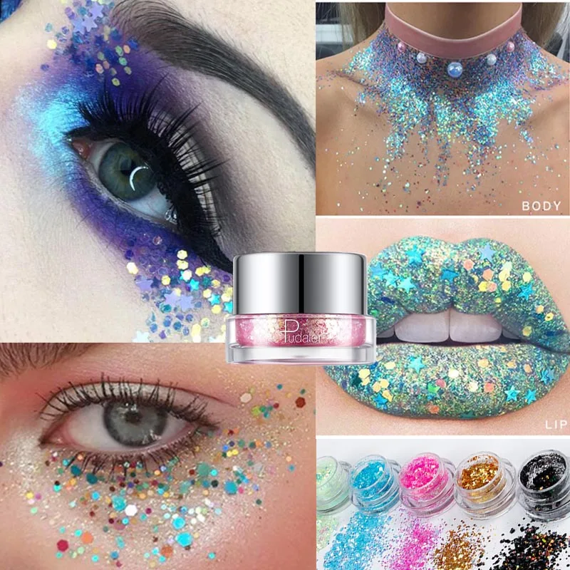 Pudaier Diamond Glitter Eyeshadow Shines Sparkles Eyeshadow Sequin Glitter for Eyes Face Shadows Long Last Professional Cosmetic
Pudaier Diamond Glitter Eyeshadow Shines Sparkles Eyeshadow Sequin Glitter for Eyes Face Shadows Long Last Professional Cosmetic