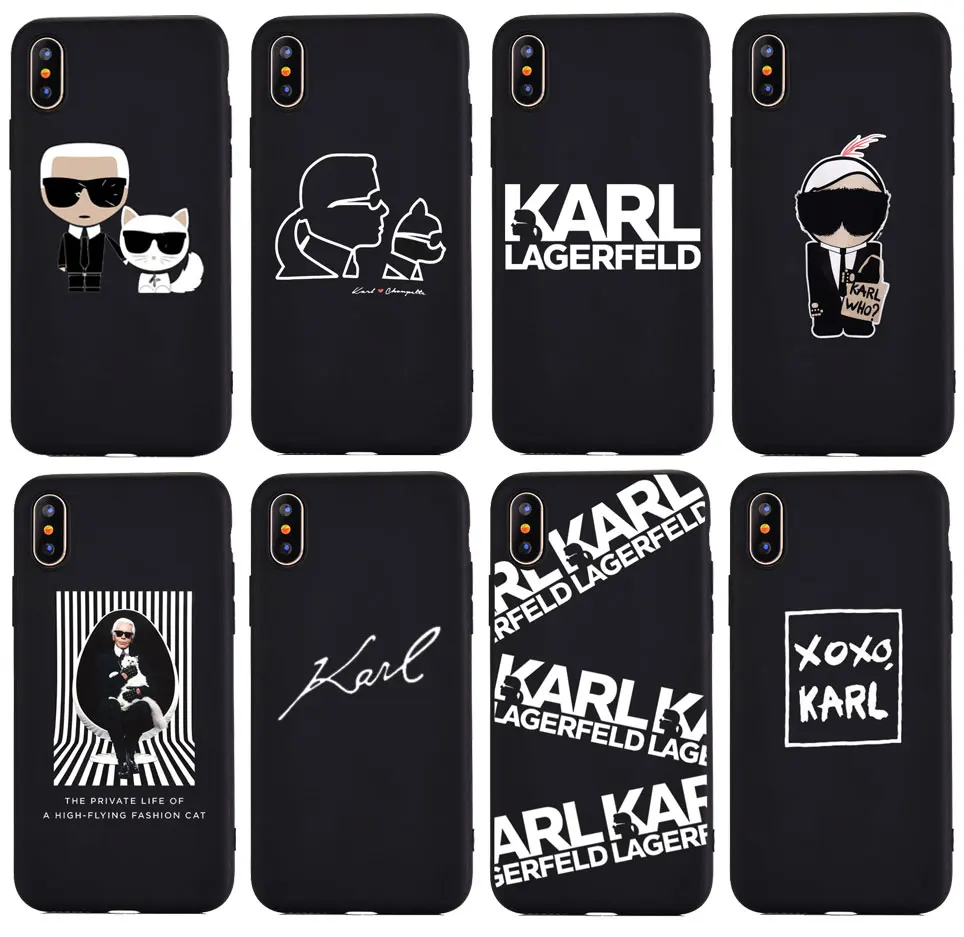 Karl Lagerfeld cat karl who Phone Case For iPhone 7 8 Plus X Art black Silicone Soft TPU Cover for iphone 5 5S SE 6 6S XR XS MAX
Karl Lagerfeld cat karl who Phone Case For iPhone 7 8 Plus X Art black Silicone Soft TPU Cover for iphone 5 5S SE 6 6S XR XS MAX