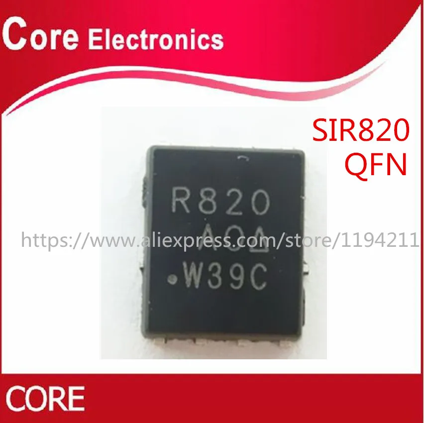10 шт./лот SIR820 R820 MOSFET QFN-8 | Электронные компоненты и принадлежности