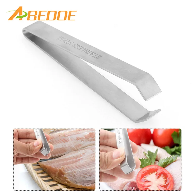 ABEDOE 403 Stainless Steel Fish Bone Remover Pliers Pincer Puller Tweezer Tongs Pick-Up Utensils Kitchen Seafood Fishing Tool
ABEDOE 403 Stainless Steel Fish Bone Remover Pliers Pincer Puller Tweezer Tongs Pick-Up Utensils Kitchen Seafood Fishing Tool