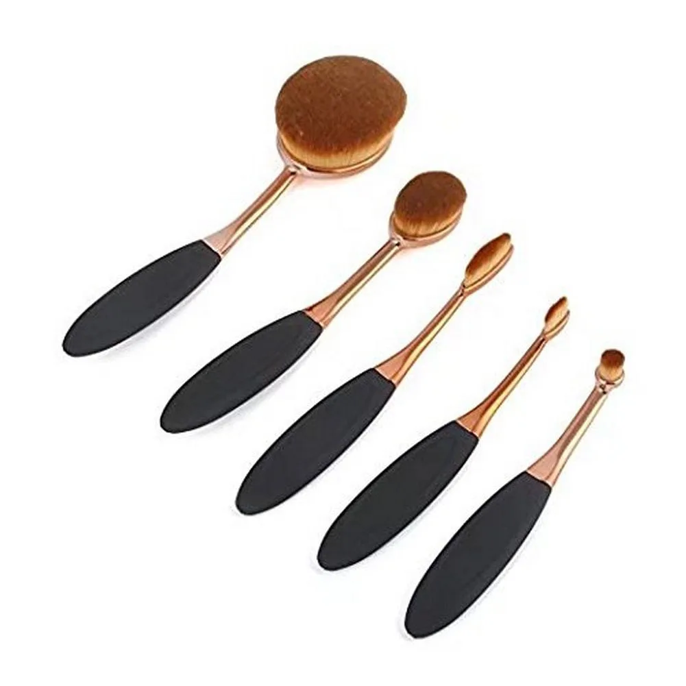 Toothbrush Style Eyebrow Brush Oval Cosmetic Brush Beauty Cosmetic Makeup Tools Apply For Makeup-Liquid Powder Or Cream 5Pcs As
Toothbrush Style Eyebrow Brush Oval Cosmetic Brush Beauty Cosmetic Makeup Tools Apply For Makeup-Liquid Powder Or Cream 5Pcs As