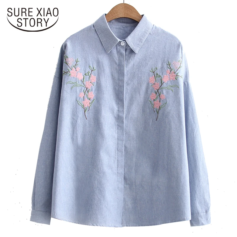 new arrived 2019 fall Korean version blouse women long-sleeved shirt flower embroidery fashion bottoming tops D195 30
new arrived 2019 fall Korean version blouse women long-sleeved shirt flower embroidery fashion bottoming tops D195 30
