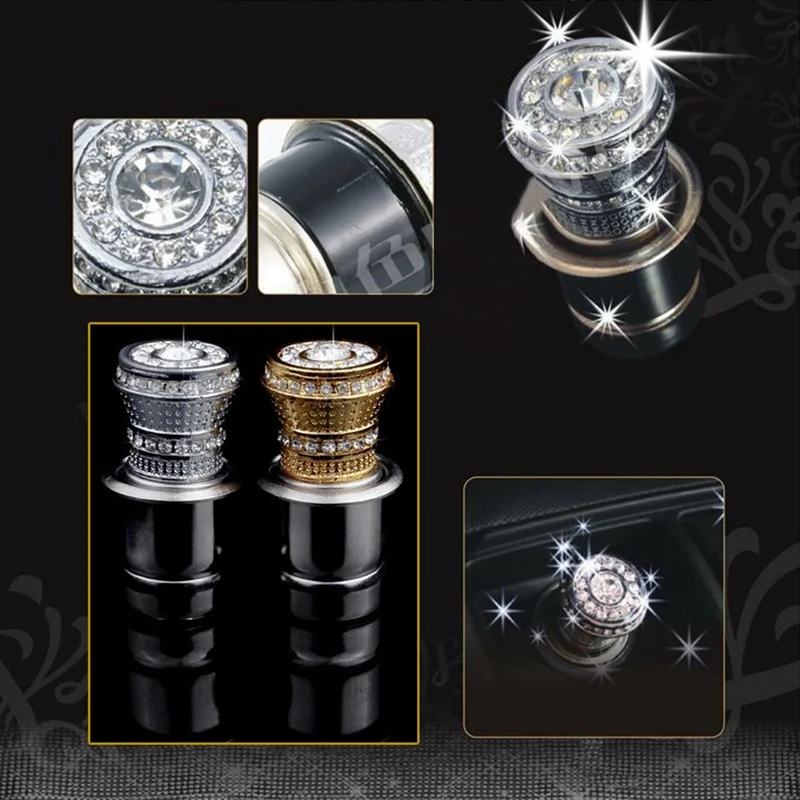 High Quality Luxury Aluminum Car Cigarette Lighter With Small Crystal Rhinestones Golden Auto Accessories
High Quality Luxury Aluminum Car Cigarette Lighter With Small Crystal Rhinestones Golden Auto Accessories