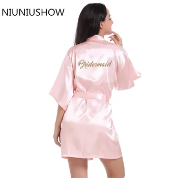2018 New Sexy Robe Women Silk Satin Robes Bridesmaid Robe Bronzing Powder Robe Ladies Dressing Gowns Woman Bathrobe Pajamas
2018 New Sexy Robe Women Silk Satin Robes Bridesmaid Robe Bronzing Powder Robe Ladies Dressing Gowns Woman Bathrobe Pajamas